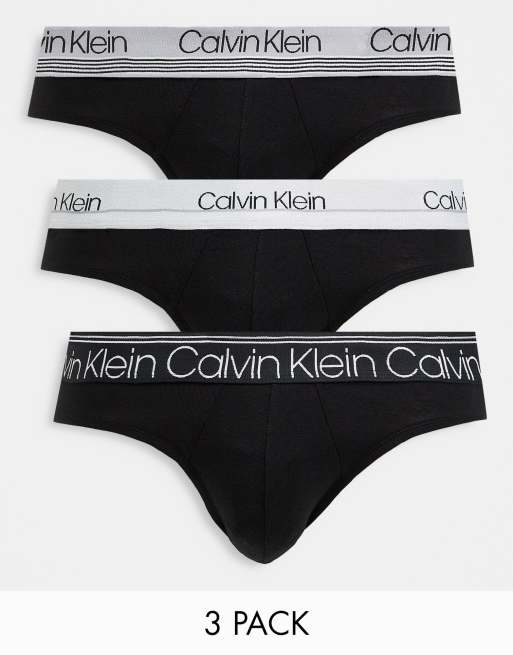 Calvin Klein 3-pack briefs in black