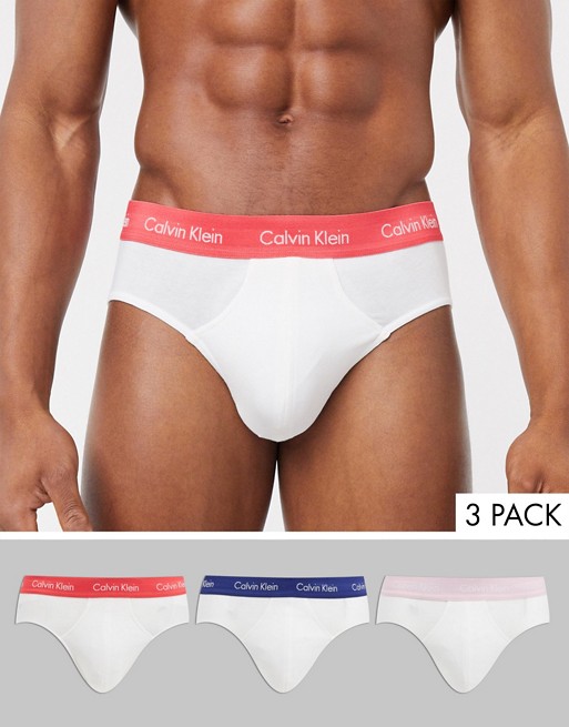 Calvin Klein 3 pack briefs in cotton stretch