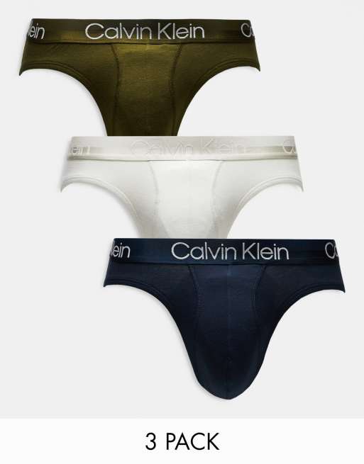 Calvin Klein 3-pack briefs in black