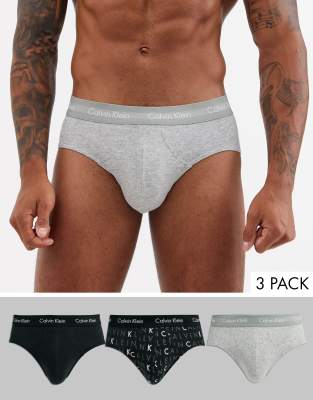 Calvin Klein 3 pack briefs-Black