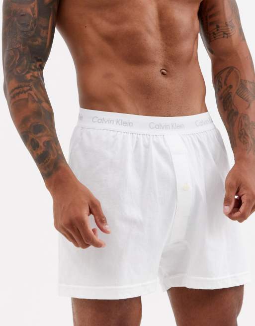 Calvin Klein Classic Woven Boxers, 3-Pack, - Underwear