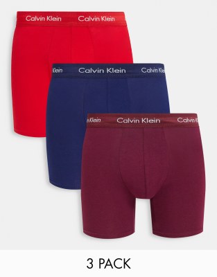 Calvin Klein Calvin Klein 3 pack cotton stretch boxer briefs-Multi