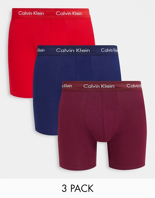 Calvin Klein 3 pack cotton stretch boxer briefs