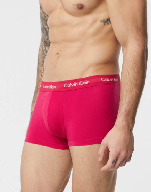 Calvin klein hot sale pink trunks