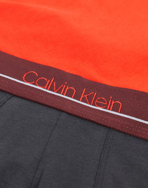 Calvin Klein 3 pack Cotton Stretch trunks, ASOS