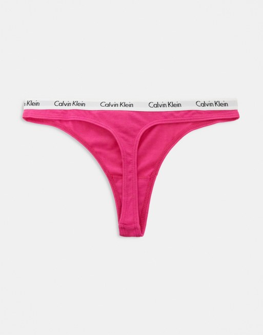 Calvin Klein 3-pack high waist thong in multi