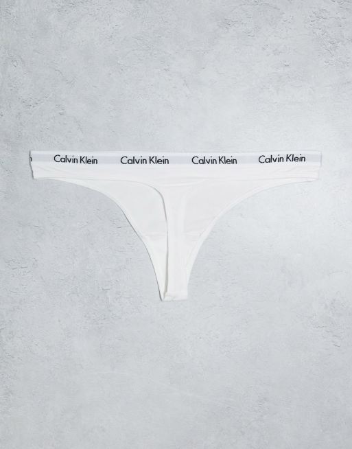 Calvin Klein 3-pack high waist thongs in multi