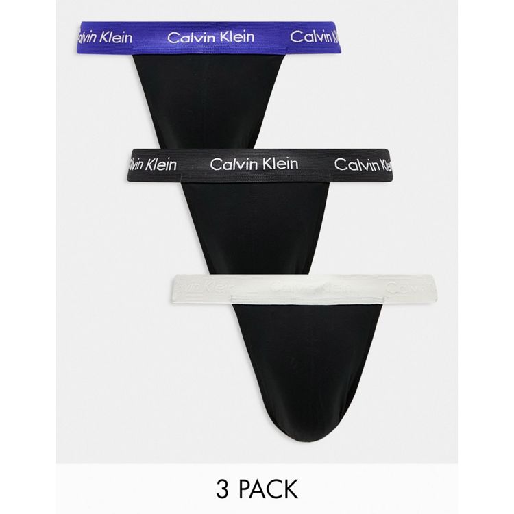 Buy Calvin Klein Underwear 3-pack String - Black/White