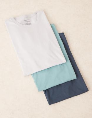 Calvin Klein 3-pack Short Sleeve T-shirts In Multi