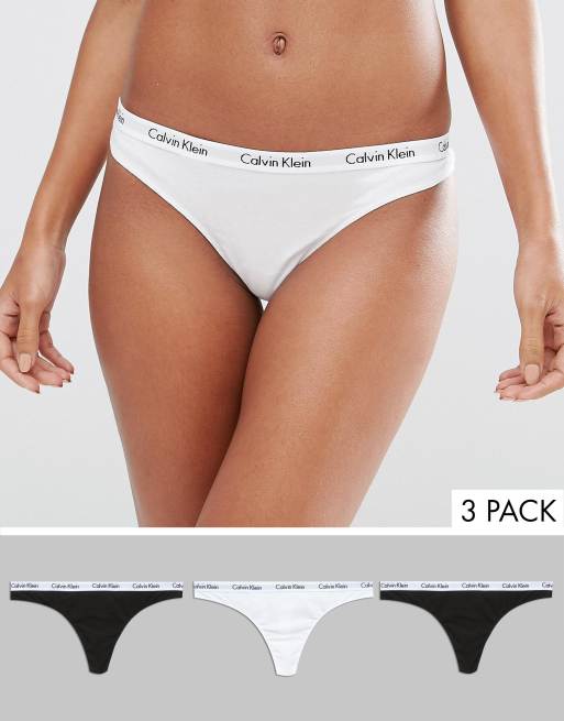 Calvin klein pack of on sale thongs