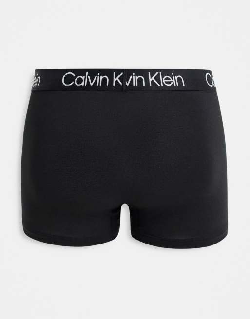 Calvin Klein 3 pack trunks in black