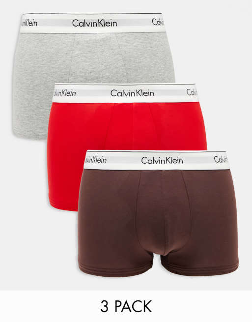 Grey calvin sales klein trunks