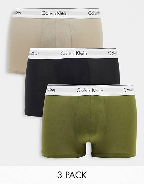Cotton Stretch Asos Uomo Abbigliamento Intimo Boxer shorts Boxer shorts aderenti Confezione da 3 paia di boxer aderenti 