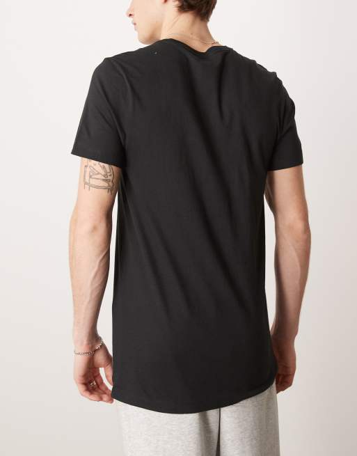 Calvin Klein – 3er-Pack Loungewear-T-Shirts in Weiß/Schwarz/Grau, 4 von 4