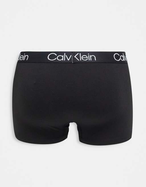 Calvin Klein – 3er-Pack Unterhosen in Rot, Schwarz und Grau, 4 von 4