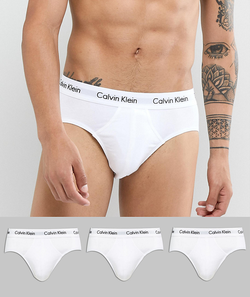 Calvin Klein – 3er Packung Slips- Weiß XL