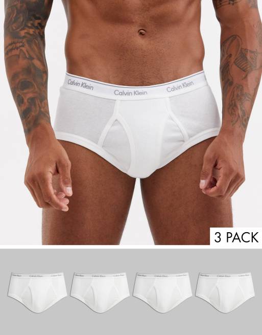 Calvin Klein Men's Underwear Cotton Classics Briefs 6 Pack, White, S :  : Clothing, Shoes & Accessories