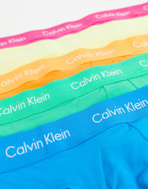 Calvin Klein Men's The Pride Edit 5-Pack Underwear, Cherry Tomato