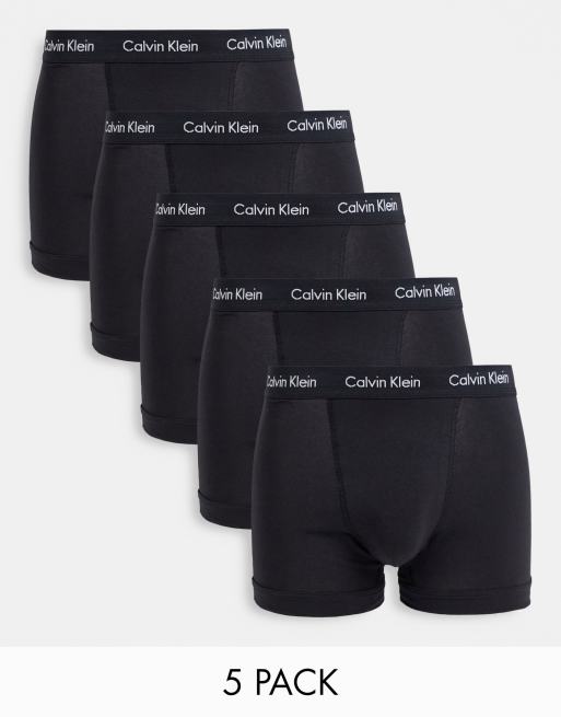 Lacoste 5 Pack Casual Trunks - Black