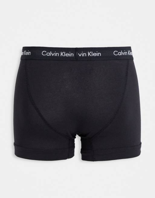 Calvin Klein 5 pack trunks in black