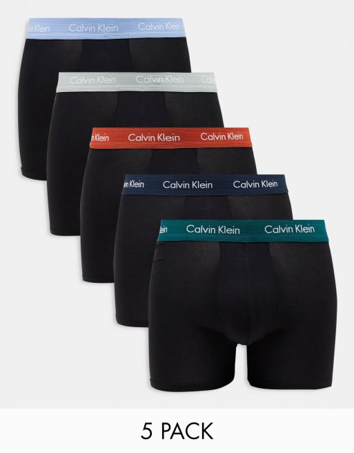 Calvin Klein Underwear 3 Pack Trunks Black