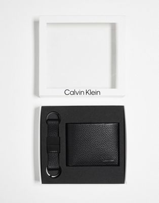 Calvin Klein giftpack minimalism 5cc bifold wallet in black - ASOS Price Checker