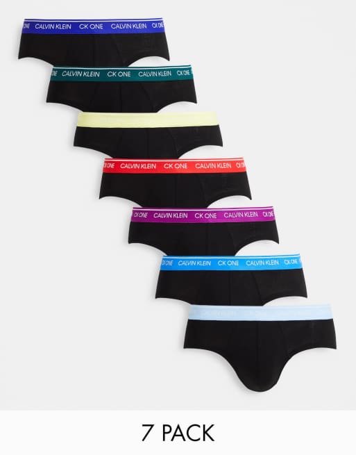 Calvin Klein One Briefs 7 Pack In Black