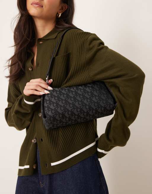 Calvin Klein 90s monogram shoulder bag in black ASOS