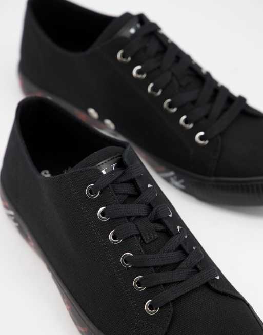 Calvin klein deals canvas sneakers