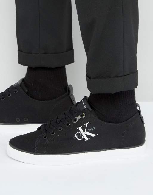 Calvin klein arnold canvas trainers new arrivals