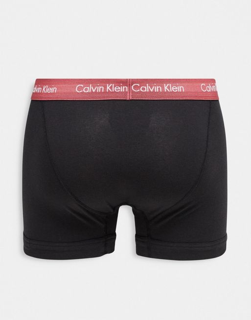 Calvin Klein 3-pack boxer shorts MODERN COTTON in red/ black