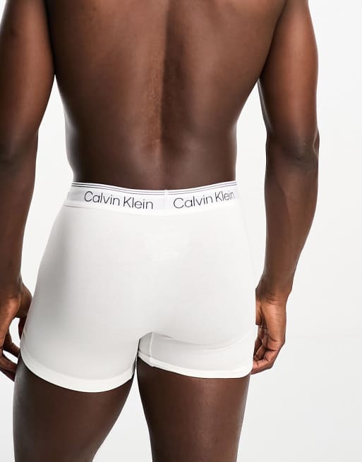 Boxer shorts Calvin Klein Rh Pride Cotton Trunk White