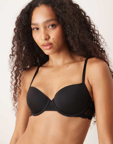 Calvin Klein attraction  balconette bra in black