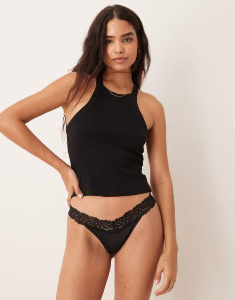 Calvin Klein – Attraction – Czarny biustonosz z trójkątnymi miseczkami i koronkowym detalem - view 1