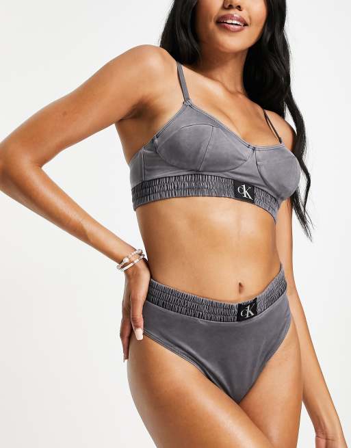 Maillot de bain taille haute calvin klein new arrivals