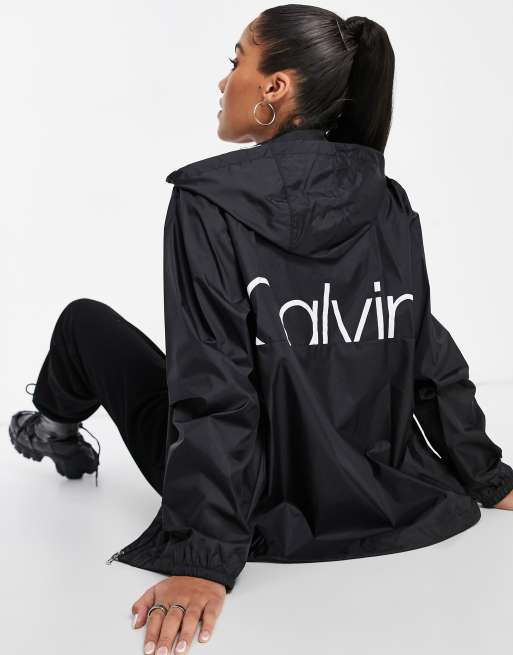 Calvin klein shop jacket logo