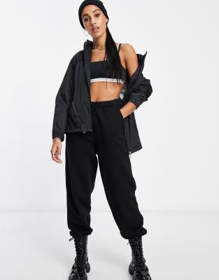 calvin klein windbreaker jacket with block logo