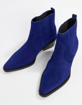 calvin klein blue boots