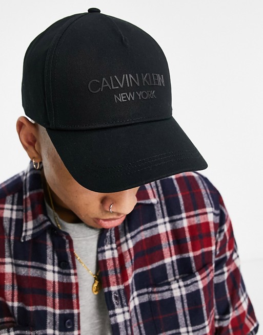 Calvin Klein baseball cap in black