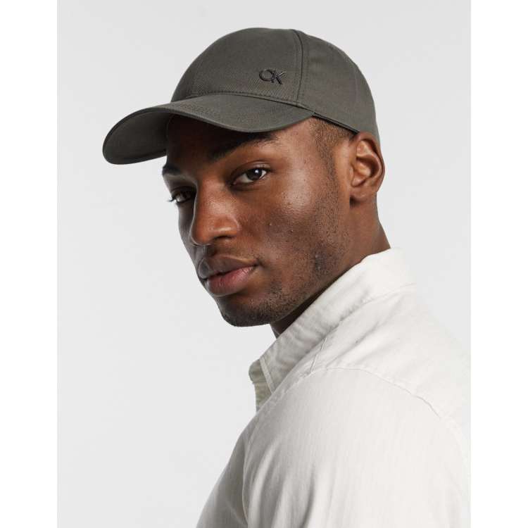 Calvin Klein baseball cap in olive ASOS