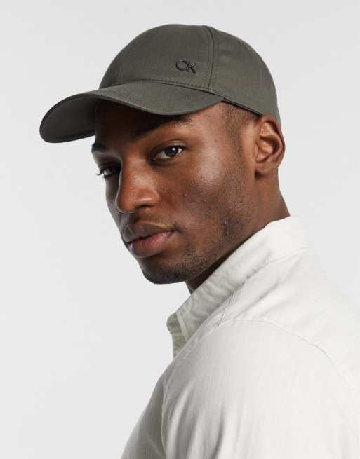 Calvin Klein – Baseball-Kappe in Olivgrün
