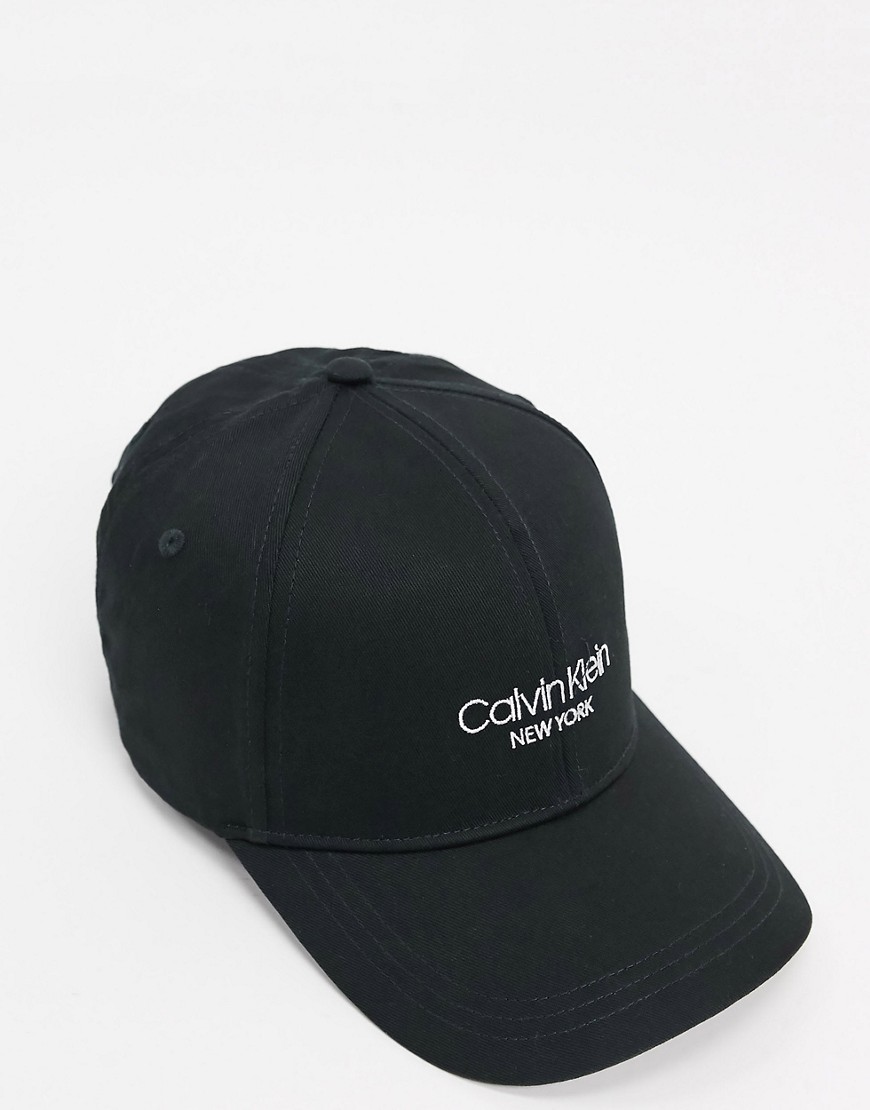 Calvin Klein - Baseballpet met logo in zwart
