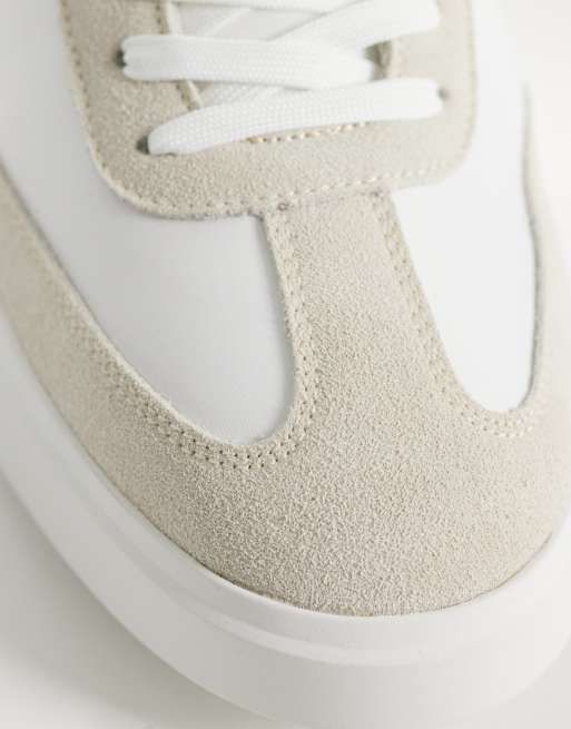 Calvin Klein - Baskets à semelle moulée - Blanc/gris, 2 de 5