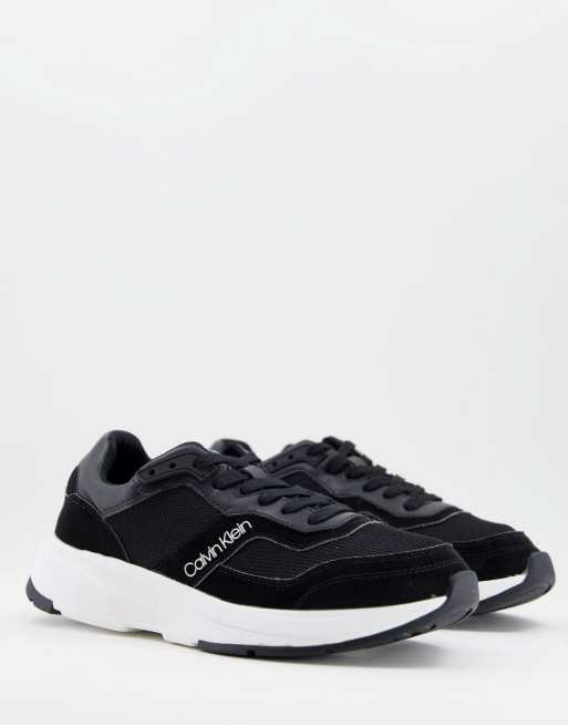 Calvin Klein - Baskets basses à semelle chunky - Noir