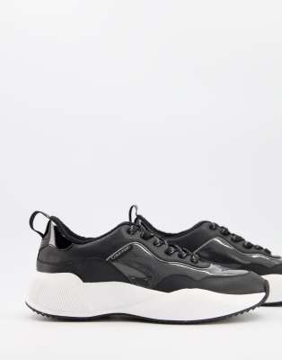 calvin klein all black trainers