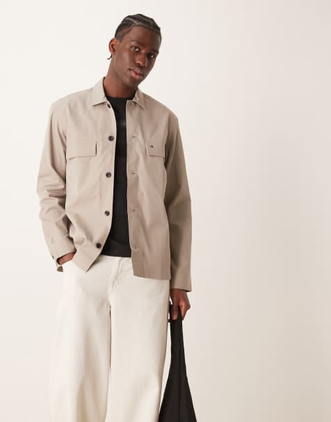 Calvin Klein - Beige overskjorte med knapper - view 1