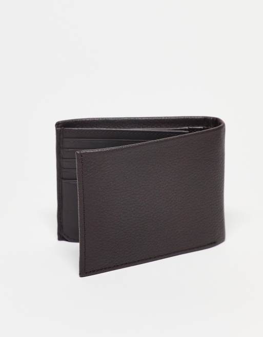 Eindig Badkamer Aan boord Calvin Klein bifold wallet in dark brown | ASOS