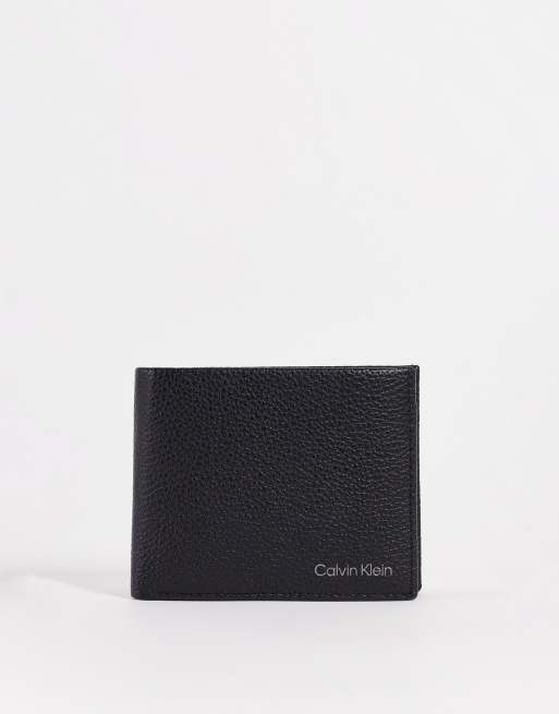 Calvin Klein bifold wallet with coin pouch in black | ASOS