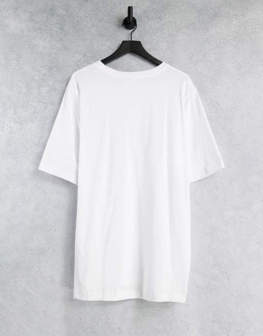 Calvin Klein Big & Tall – Biały T-shirt z odwróconym logo, 2 z 4