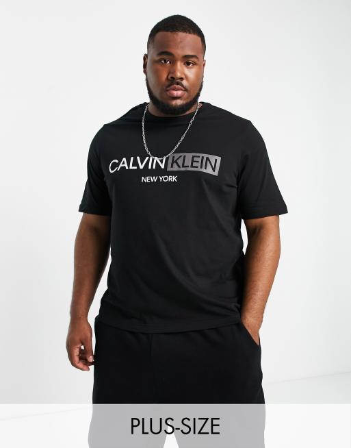 Calvin Klein crew neck t-shirt in black, ASOS